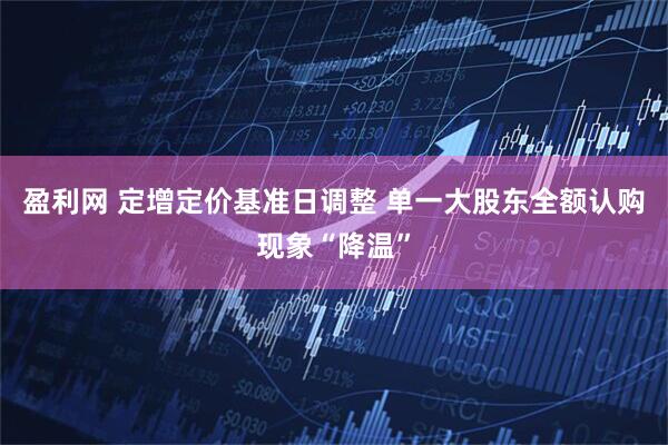盈利网 定增定价基准日调整 单一大股东全额认购现象“降温”
